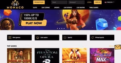 24Monaco Casino Welcome Bonus
