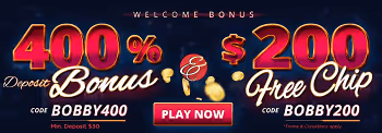 Bobby Casino Welcome Bonus