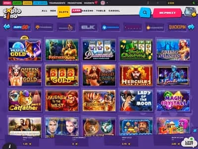 Explosino Casino Games