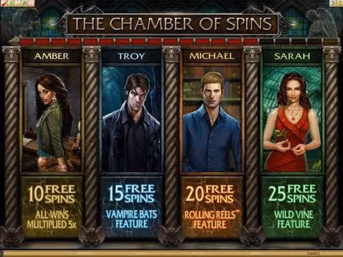 Immortal romance slot casino game