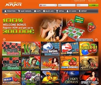 Kajot Casino Home Page
