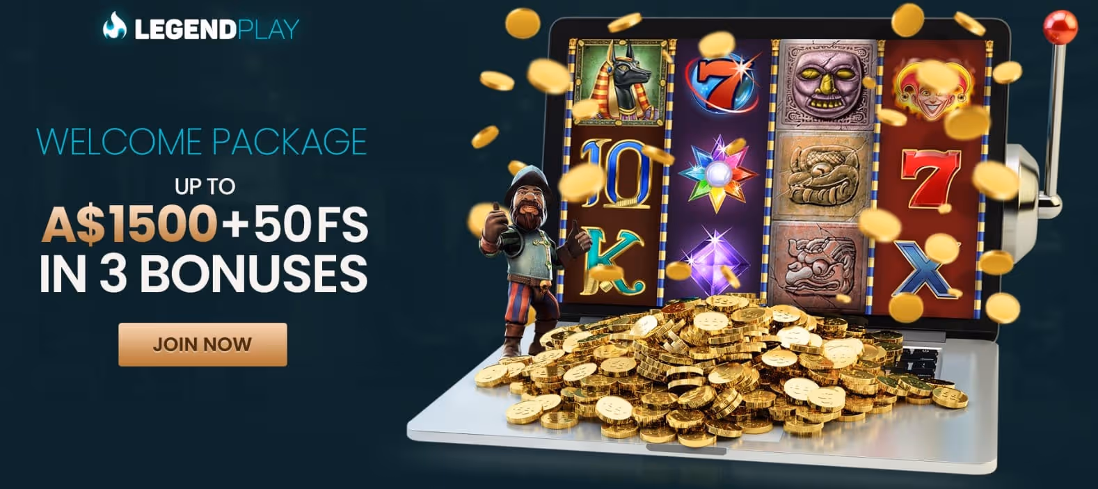 LegendPlay casino Welcome Bonus