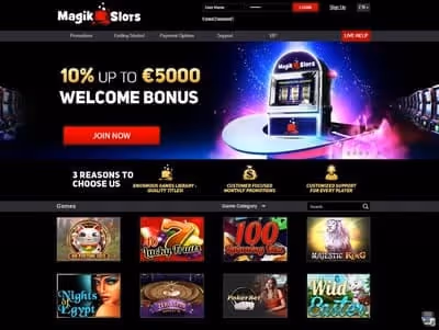 Magik Slots Casino Welcome Bonus