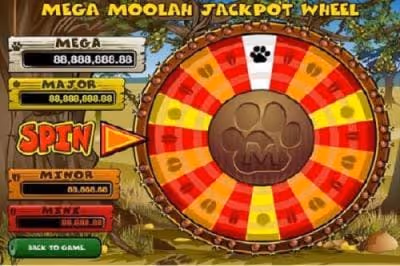 Microgaming's top progressive jackpot pokie game: Mega Moolah