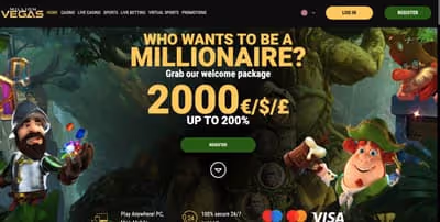 Million Vegas Casino Welcome Bonus
