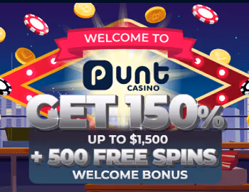 Punt Casino Welcome Bonus