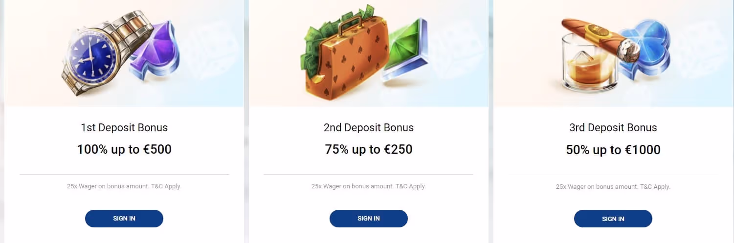 rollers welcome bonus