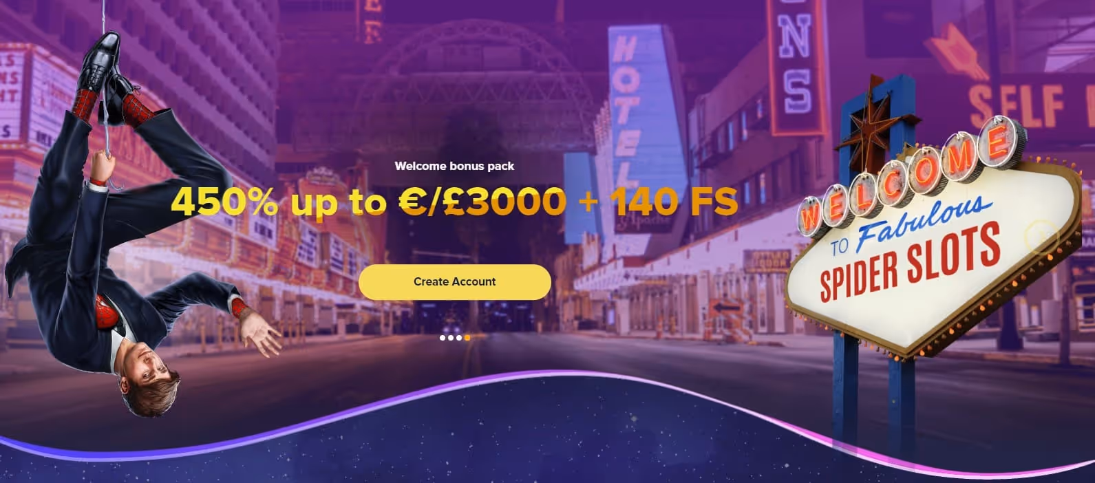 spider slots welcome bonus