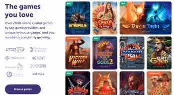 True Flip Casino Games