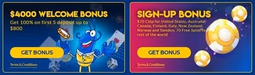 Yabby Casino Welcome Offer