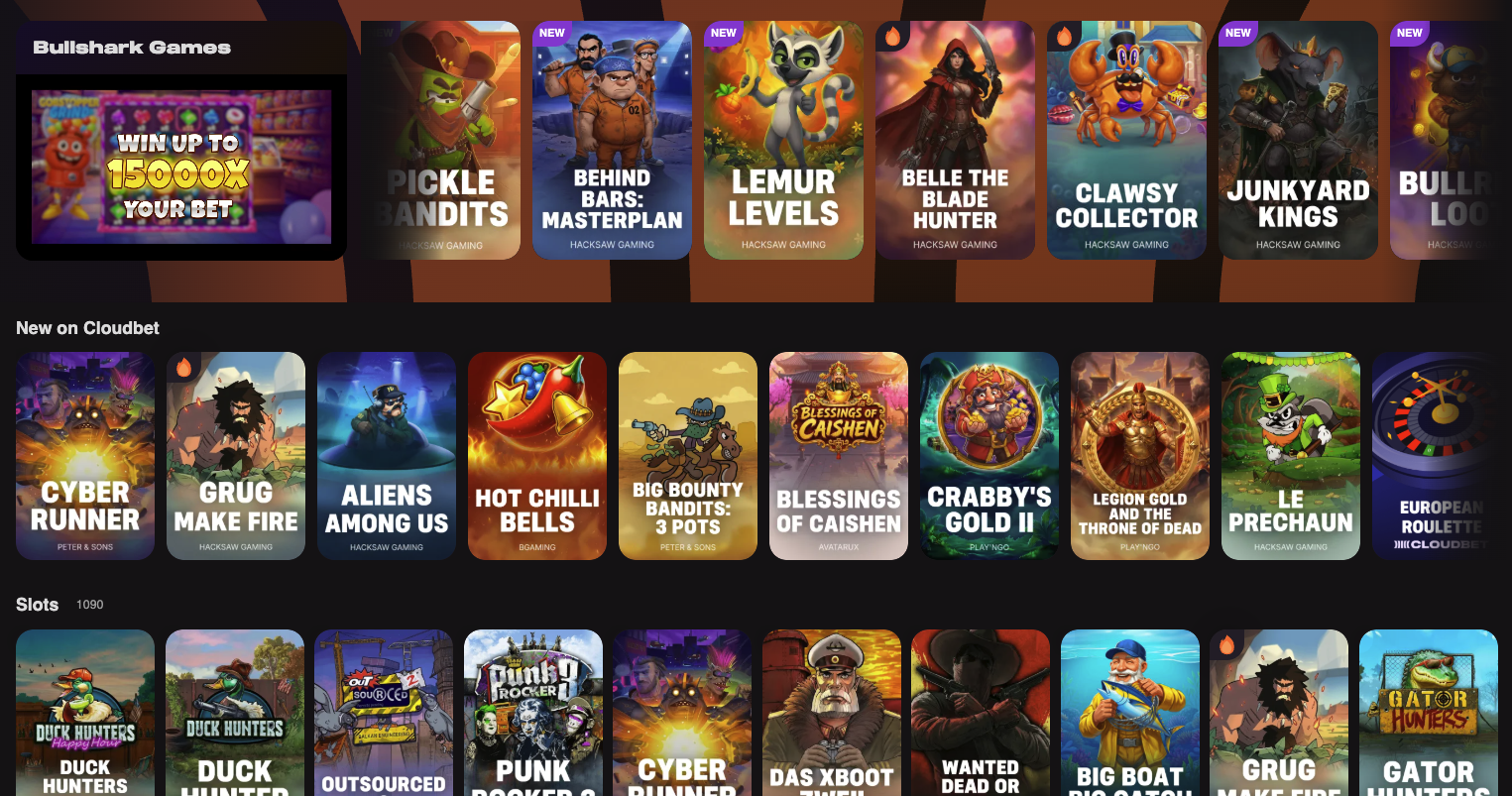 cloudbet games