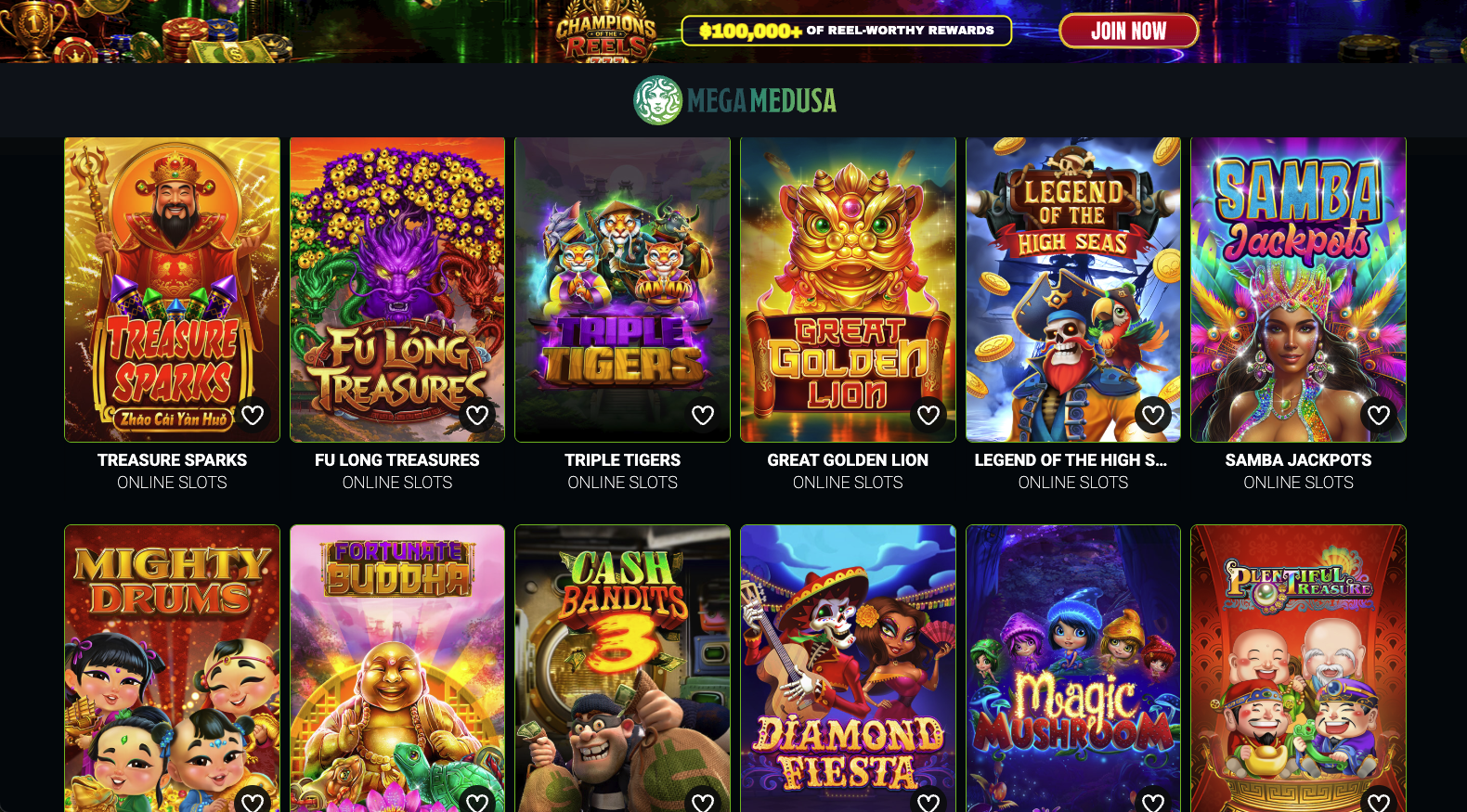 mega medusa game library