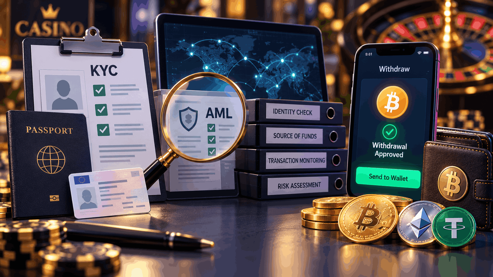 casino kyc and aml checks for crypto withdrawals